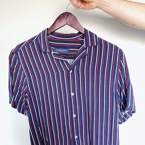 Stripped Short Sleeve Shirt